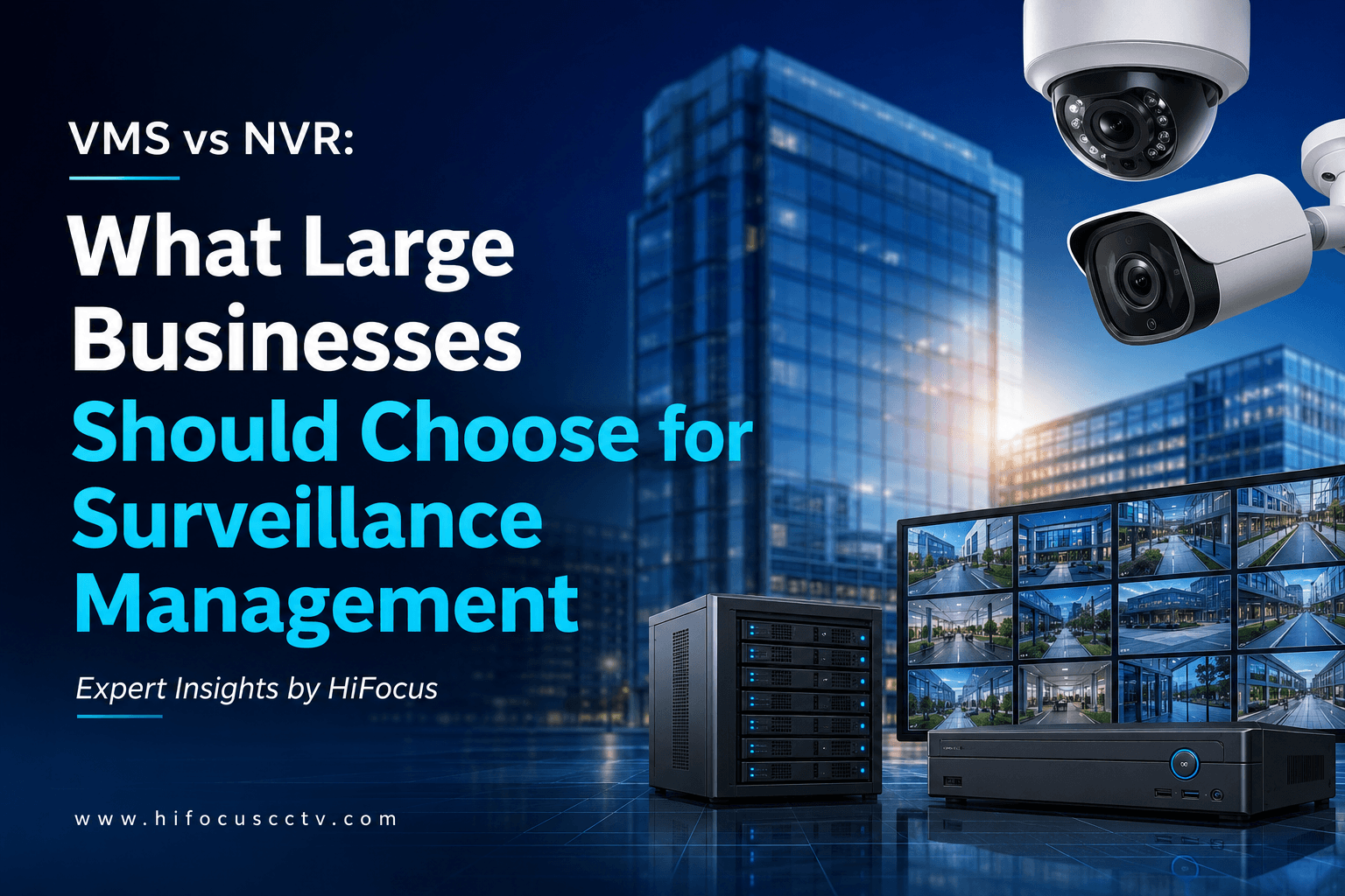 VMS vs NVR: Which Is Better for Large Business Surveillance?