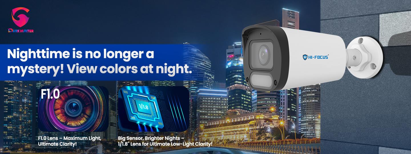 Revolutionizing Night Surveillance: Dark Hunter CCTV Camera With The F1.0 Lens & 1/1.8" Sensor
