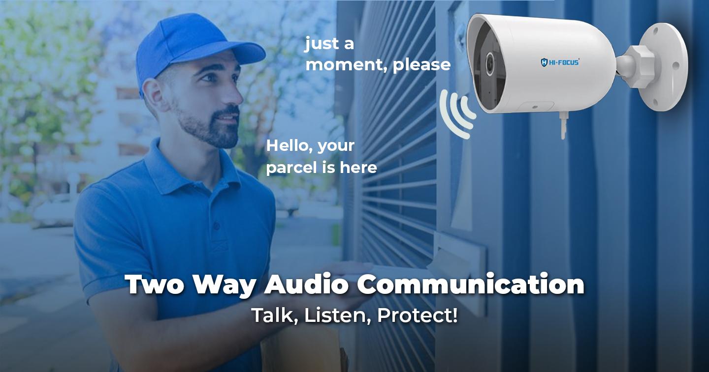 Talk, Listen, Protect: How Two-Way Audio CCTV Cameras Improve Surveillance