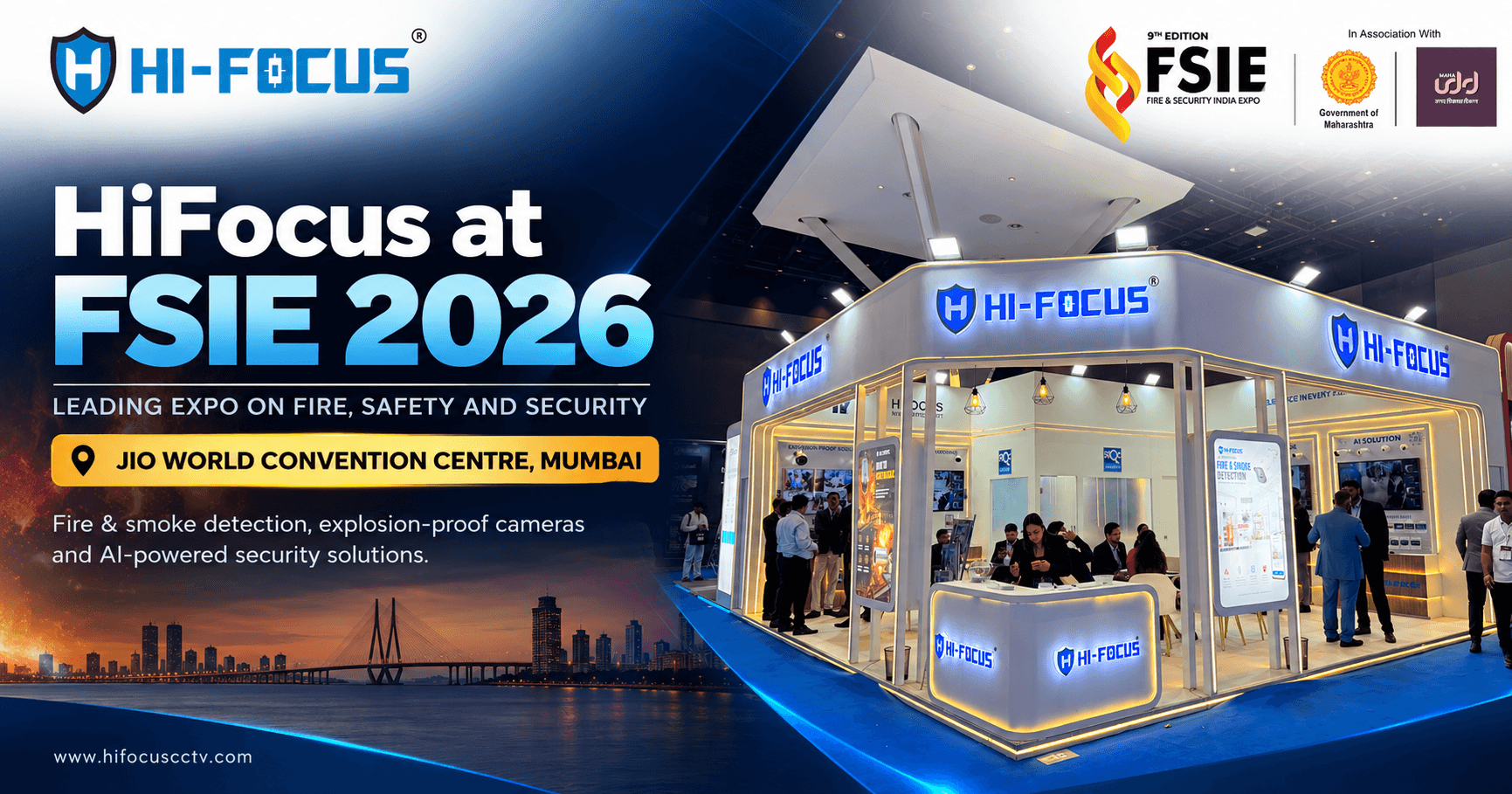HiFocus at FSIE 2026: Showcasing AI-Powered CCTV Solutions for Smarter Fire & Security
